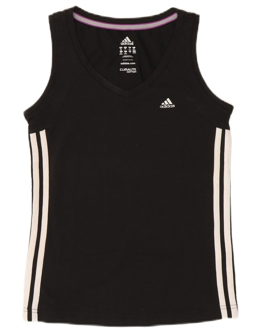 Adidas Γυναικείο γιλέκο Climalite Top UK 4/6 XS Μαύρο βαμβακερό