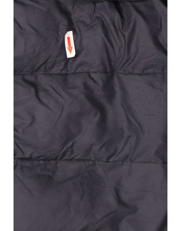 Dack's γυναικείο παλτό με κουκούλα UK 16 Large Navy Blue Polyester