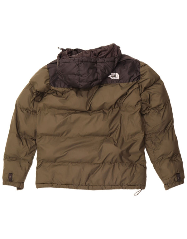 Ανδρικό μπουφάν με κουκούλα North Face UK 40 Large Khaki Colourblock