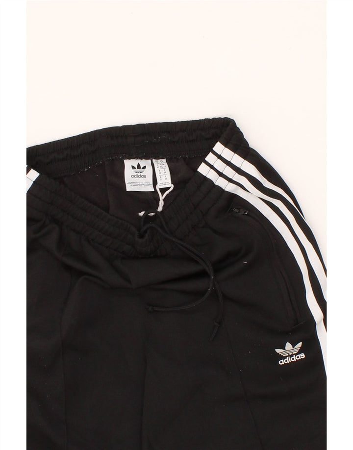 ADIDAS Womens Tracksuit Trousers UK 6 XS Black Polyester Vintage Adidas and Second-Hand Adidas from Messina Hembry 