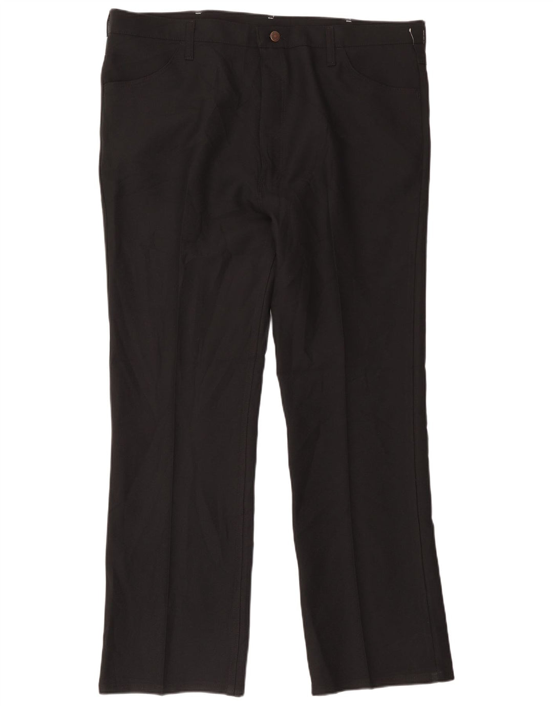 Ανδρικό ίσιο casual παντελόνι Wrangler W42 L32 Μαύρο πολυεστέρα