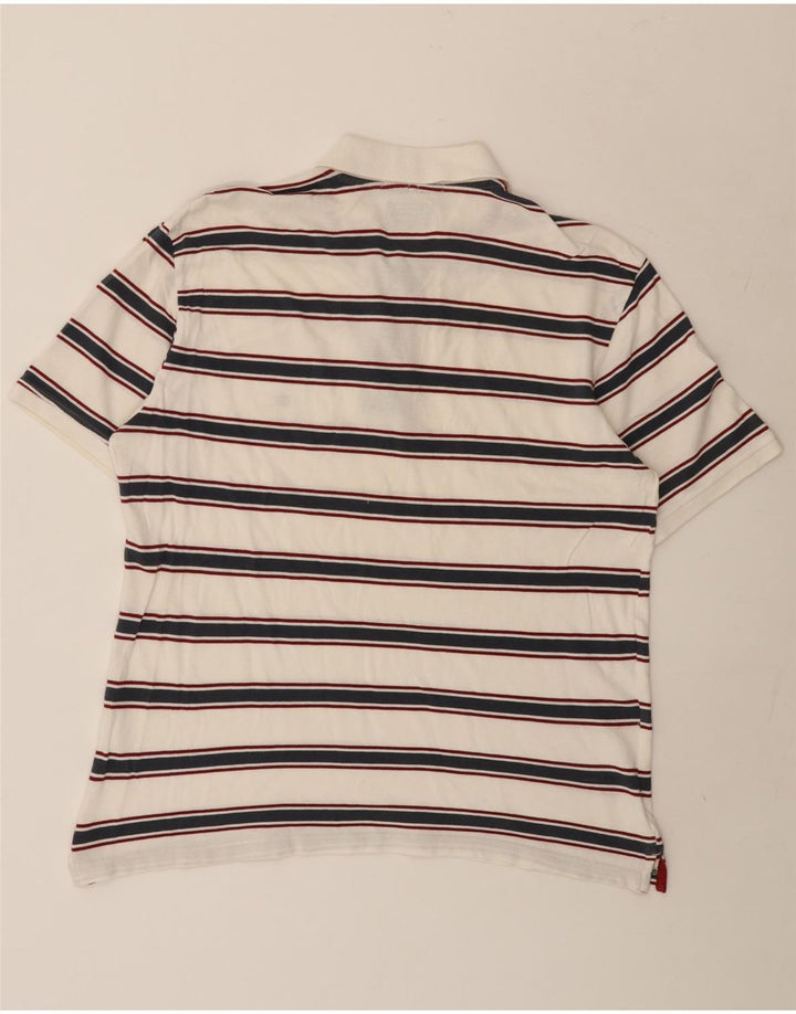 Champion Ανδρικό πουκάμισο Polo Easy Fit μεγάλο λευκό ριγέ