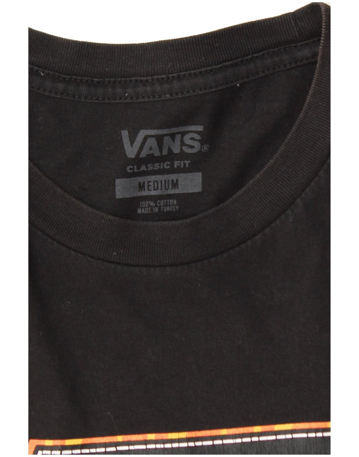 Ανδρικό γραφικό μπλουζάκι VANS Classic Fit Top Μεσαίο Μαύρο