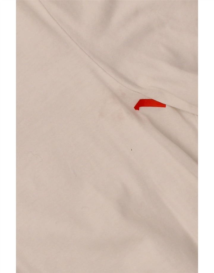 COS Womens T-Shirt Top UK 14 Medium White Cotton Vintage Cos and Second-Hand Cos from Messina Hembry 