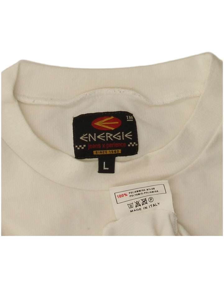 Γυναικείο T-Shirt Energie Top Large White Polyamide