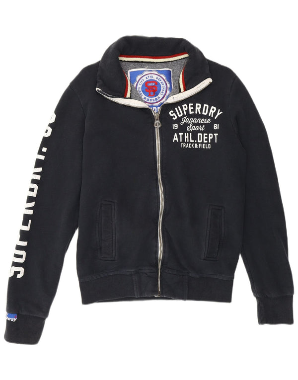Ανδρικό γραφικό φούτερ SUPERDRY Jumper Small Navy Blue Cotton