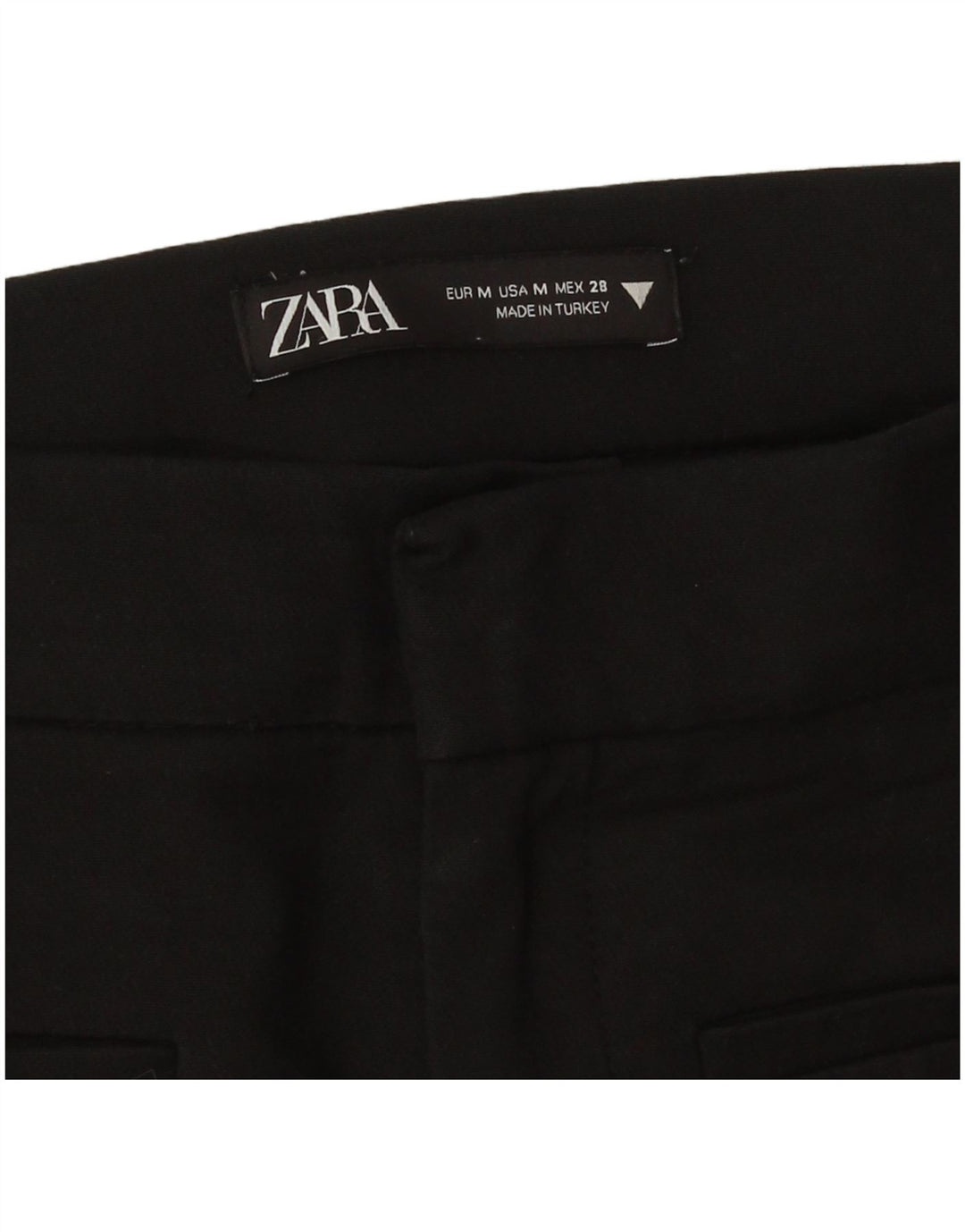 Zara Γυναικείο Bootcut Casual Παντελόνι Medium W28 L26 Μαύρο