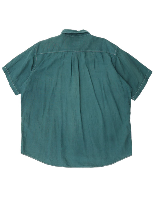 Ανδρικό κοντομάνικο πουκάμισο Murphy & Nye 2XL Πράσινο