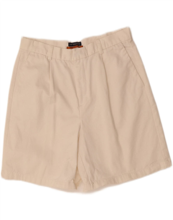 DOCKERS Mens Pegged Chino Shorts W34 Large White Vintage Dockers and Second-Hand Dockers from Messina Hembry 