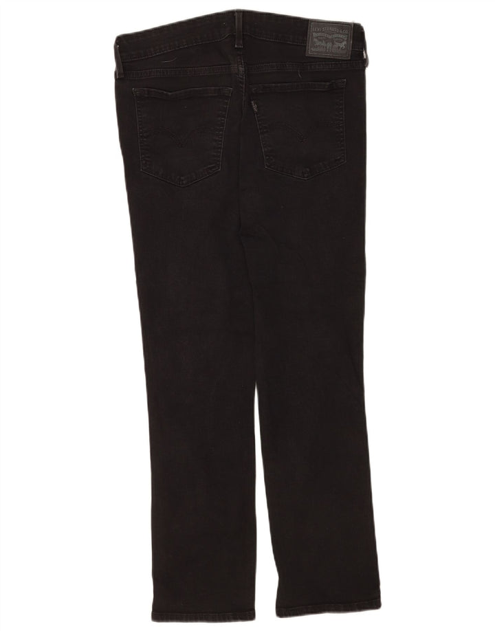 Levi's Womens 712 Slim Jeans W29 L27 Μαύρο βαμβακερό