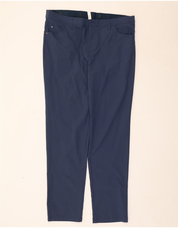 Ανδρικό Slim Casual Παντελόνι Adidas W36 L32 Navy Blue Polyamide