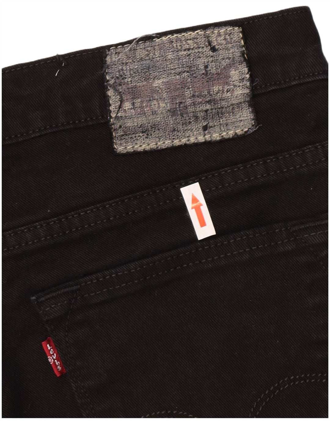 Levi's Mens 519 Slim Jeans W33 L30 Μαύρο βαμβακερό