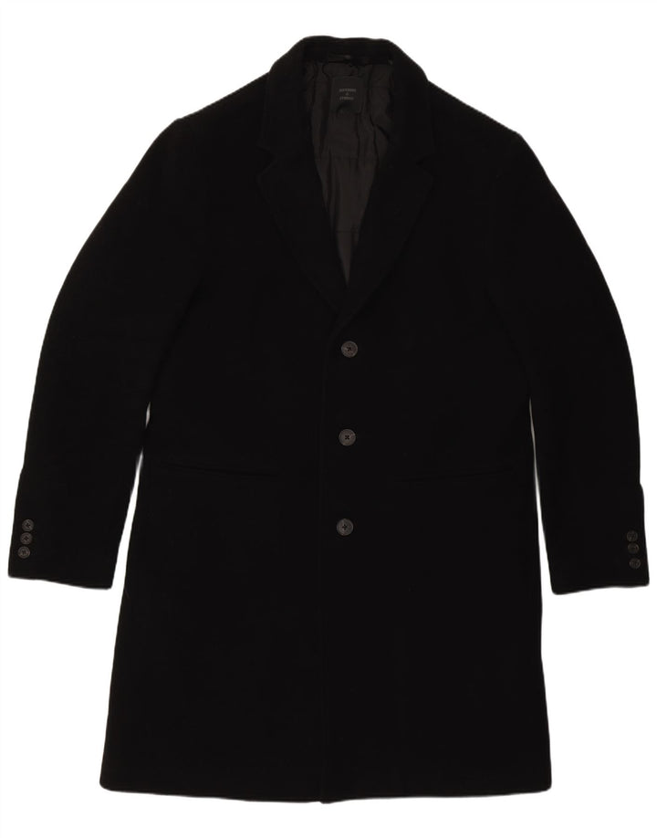 Ανδρικό πανωφόρι Superdry UK 40 Large Black Wool