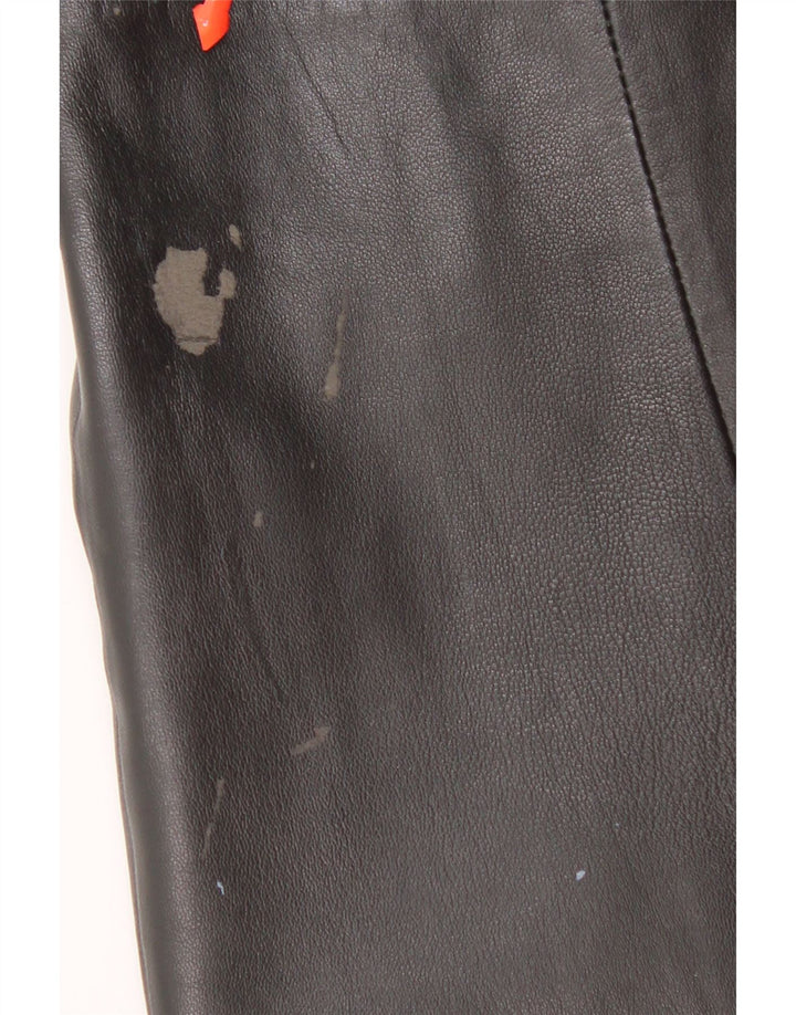 Ανδρικό δερμάτινο μπουφάν Conbipel Bomber IT 48 Medium Black Leather