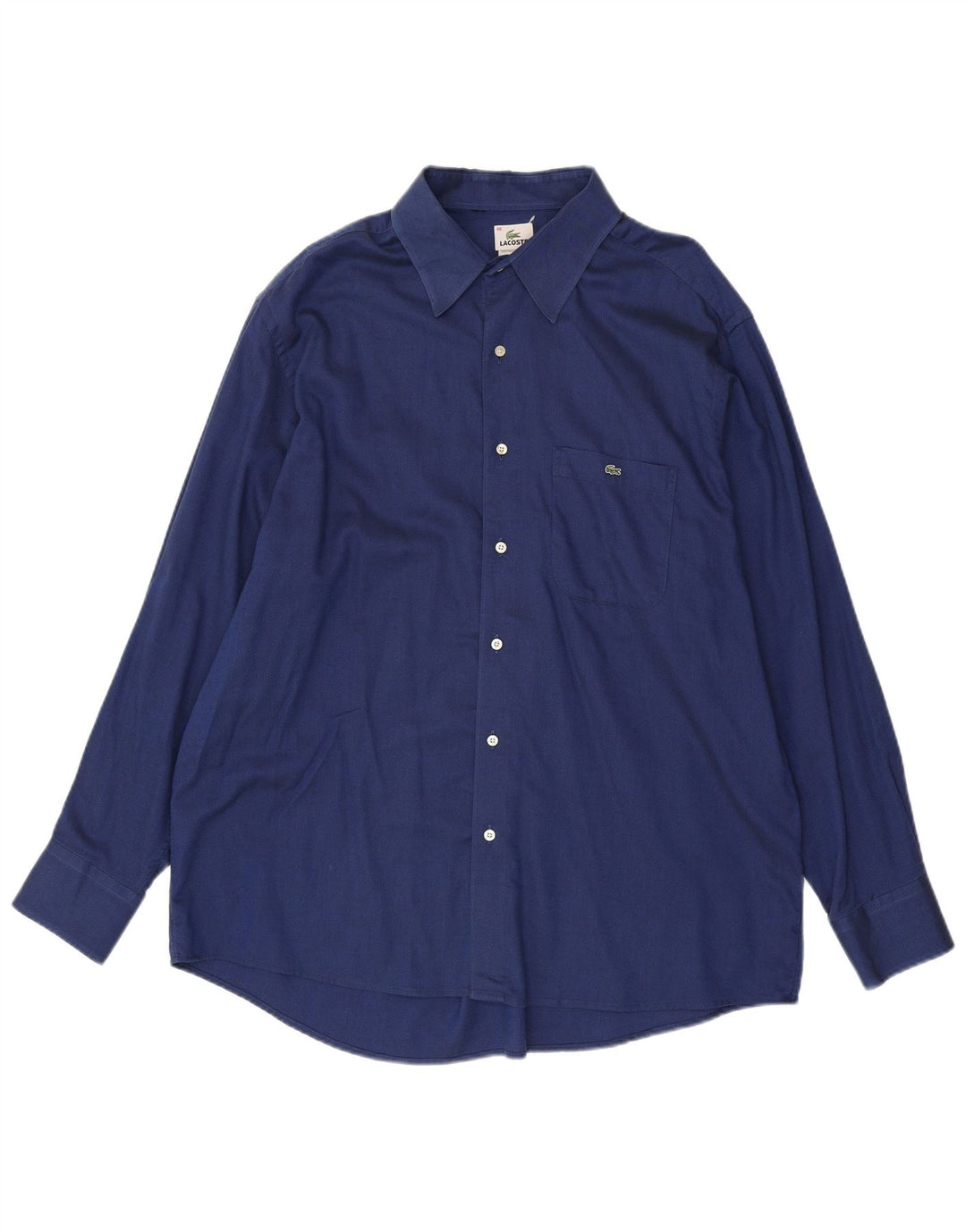 Ανδρικό πουκάμισο Lacoste νούμερο 46 2XL Μπλε βαμβακερό