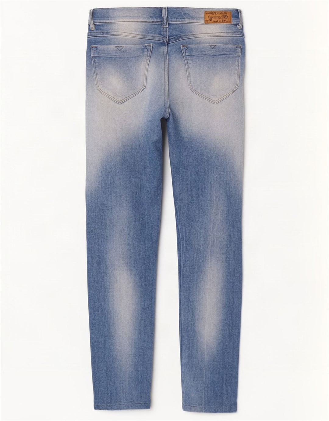 Diesel Γυναικείο Distressed Super Slim Jeans W29 L28 Μπλε βαμβακερό
