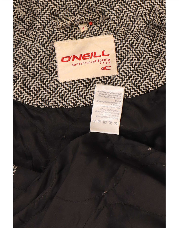 Γυναικείο O'Neill Pea Coat UK 12 Medium Grey Geometric Polyester