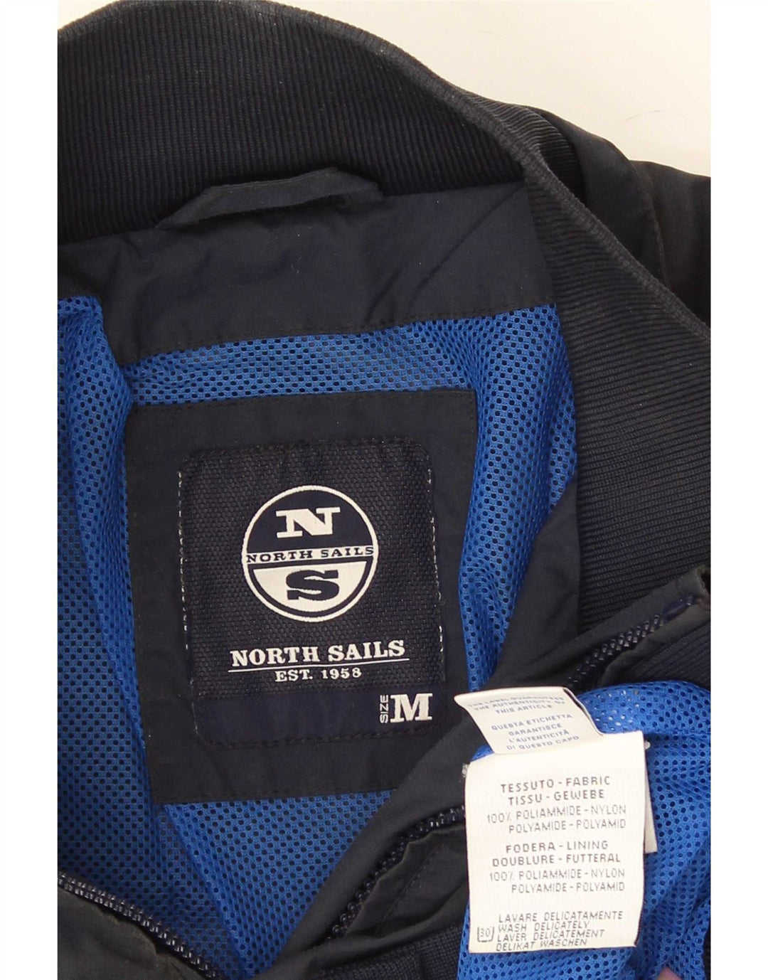 Ανδρικό μπουφάν North Sails Bomber UK 38 Medium Navy Blue Polyamide