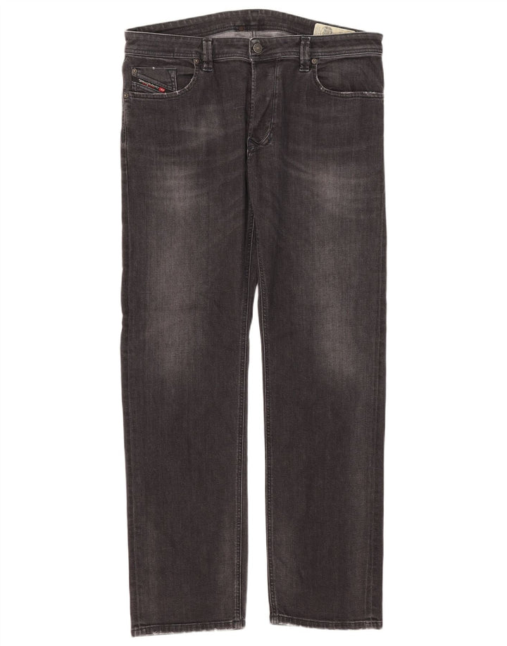 Diesel Ανδρικό Larkee Regular Straight Jeans W38 L32 Γκρι βαμβακερό