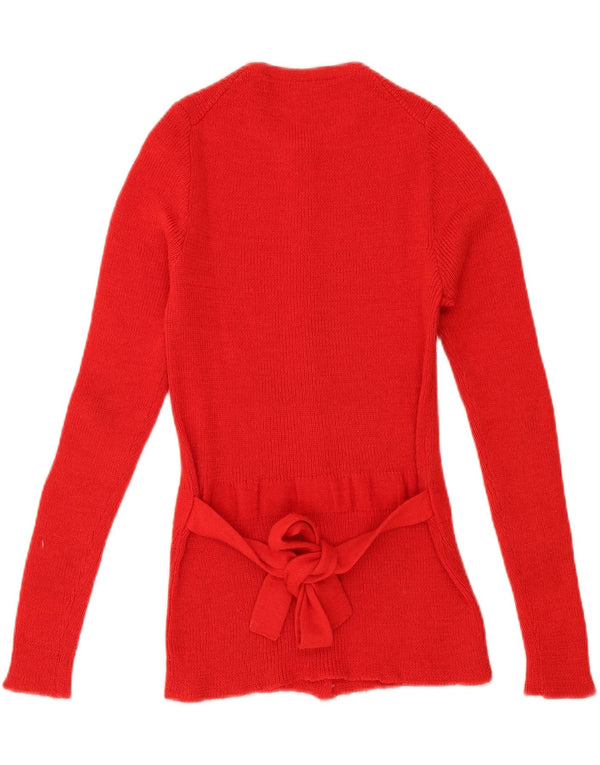 Vintage Γυναικεία Ζακέτα UK 12 Medium Red