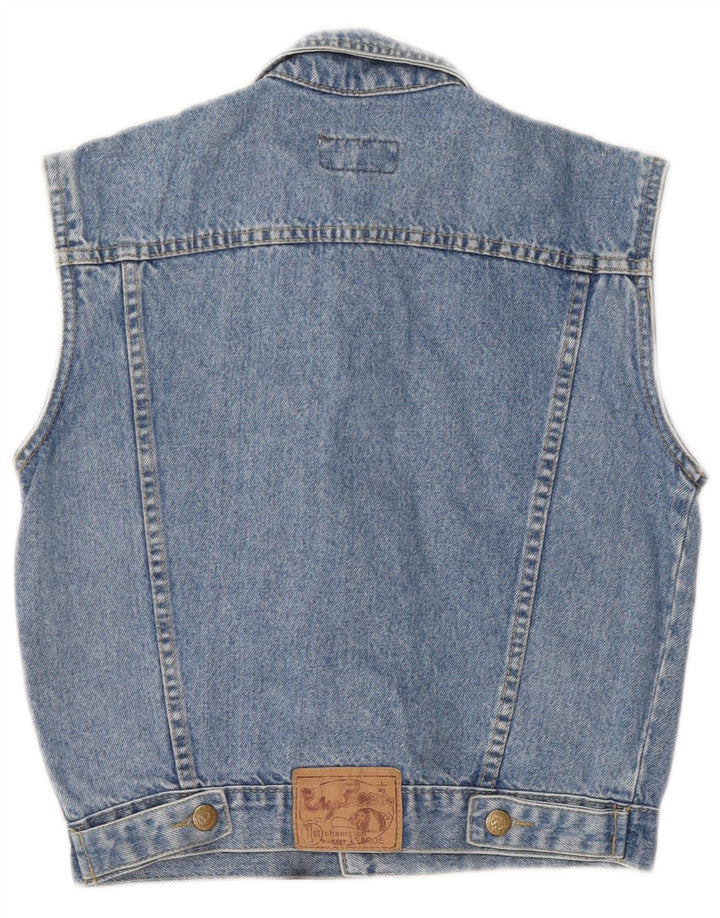 Vintage Girls Denim Gilet 9-10 Years Blue