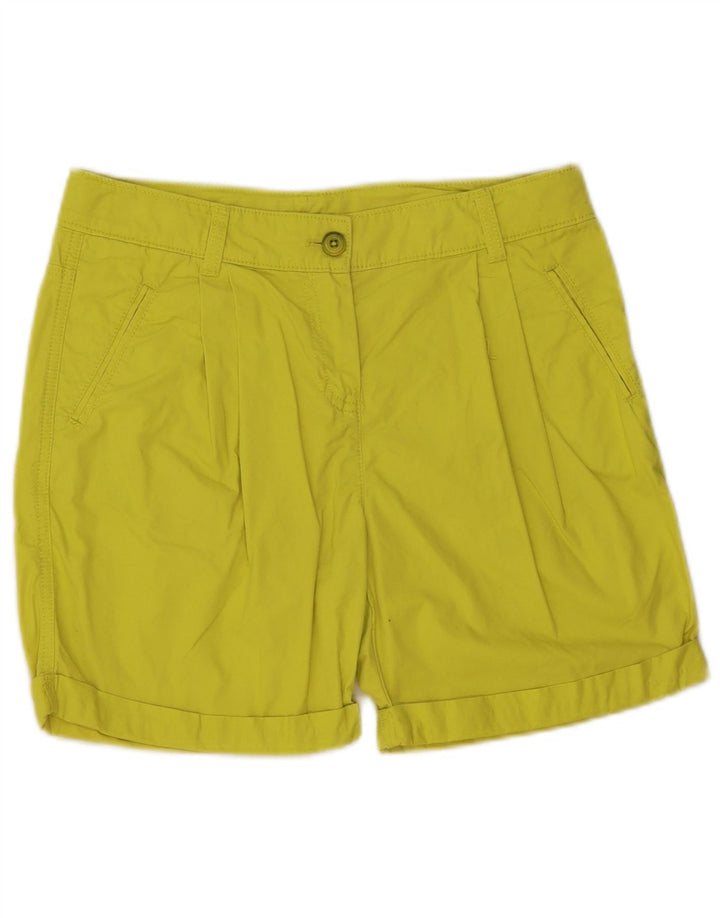 BENETTON Womens Pegged Chino Shorts W30 Medium Green