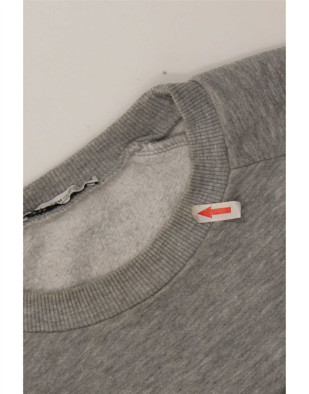 Zara Γυναικεία Φούτερ με γραφικά Jumper UK 14 Medium Grey Polyester