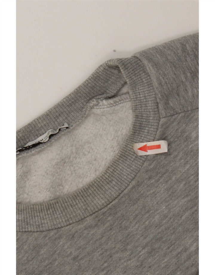 Zara Γυναικεία Φούτερ με γραφικά Jumper UK 14 Medium Grey Polyester