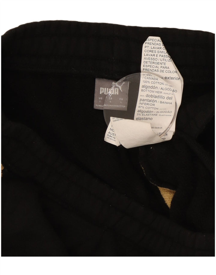 Γυναικεία αθλητική φόρμα PUMA Παντελόνι Joggers UK 14 Large Black Animal Print