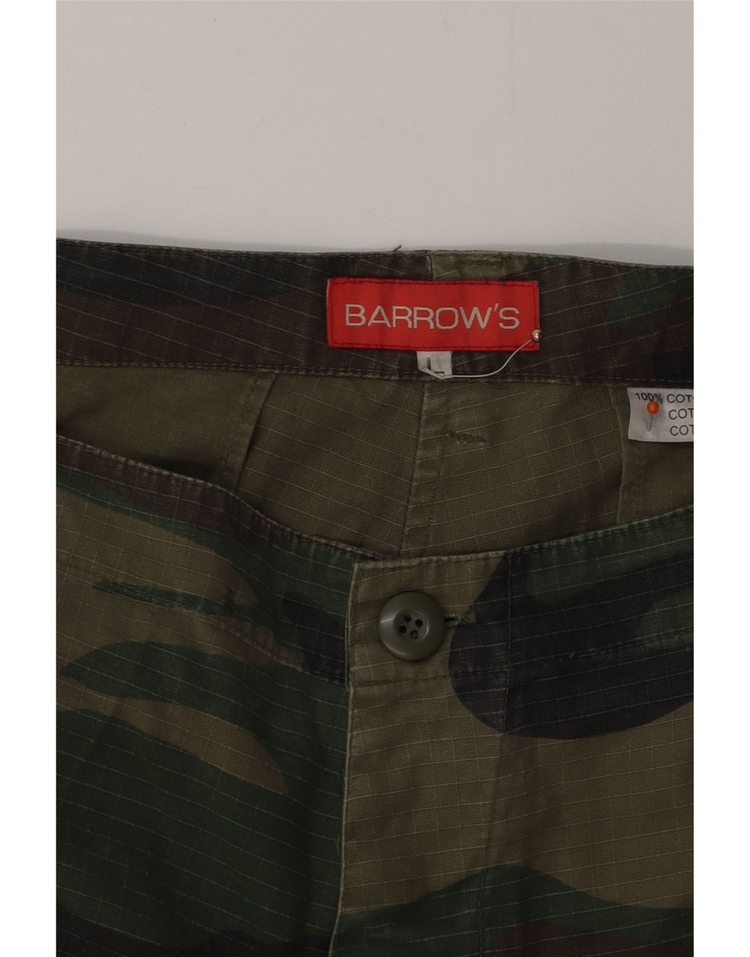 BARROW'S Ανδρικό ίσιο παντελόνι Cargo Large W36 L34 Khaki Camouflage