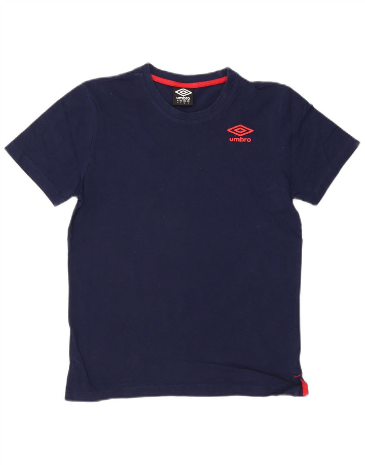 Ανδρικό T-Shirt Umbro Top Μικρό Navy Blue από βαμβάκι