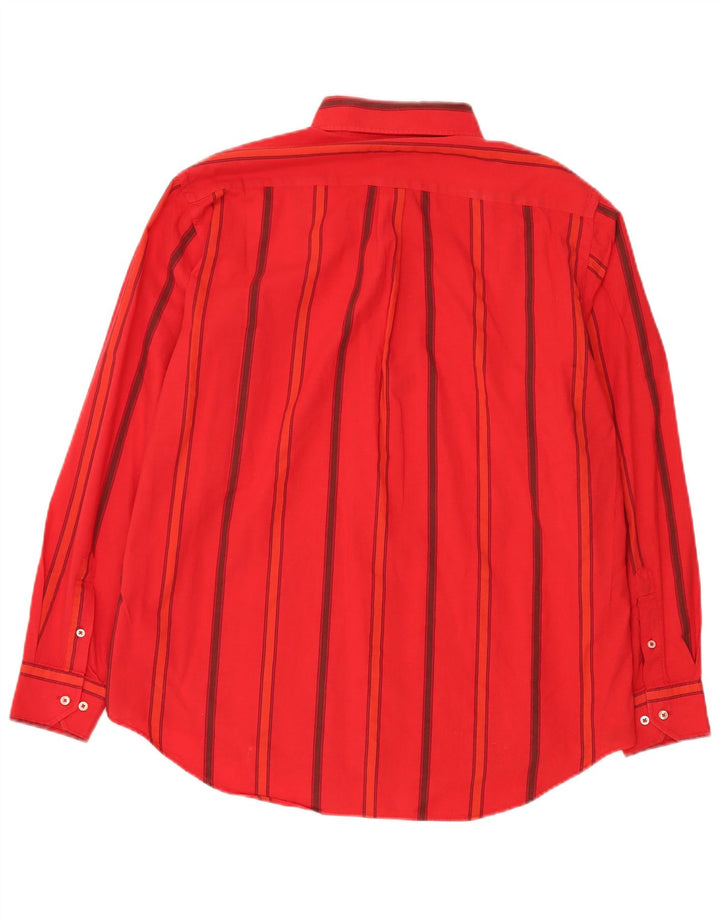 BEST COMPANY Ανδρικό πουκάμισο μεγάλο κόκκινο ριγέ