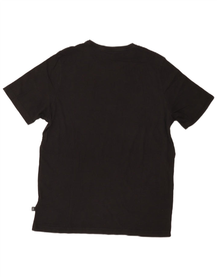 Ανδρικό T-Shirt PUMA Top μεγάλο μαύρο βαμβακερό