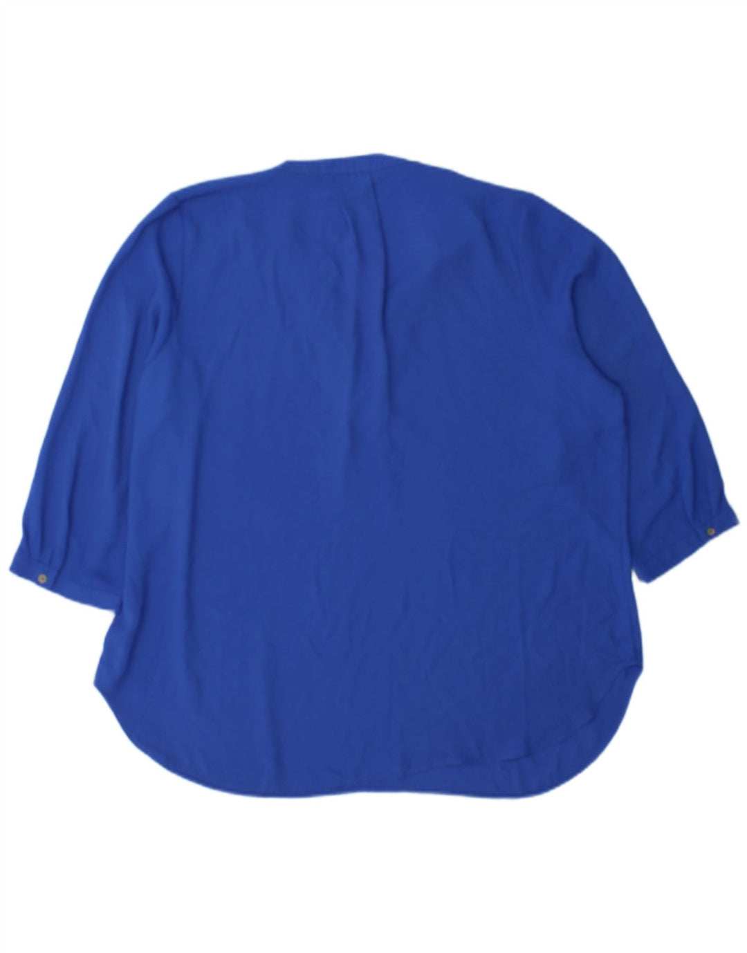 Marks & Spencer Γυναικεία μπλούζα 3/4 μανίκια τοπ UK 18 XL μπλε πολυεστέρας