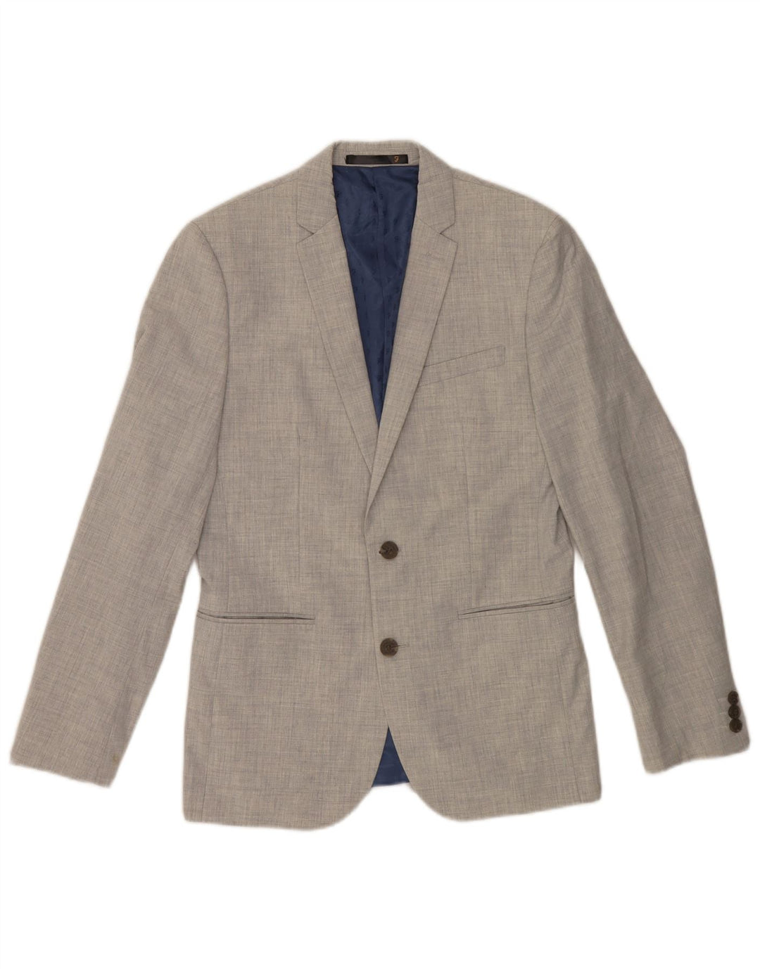 Farah Ανδρικό μπουφάν σακάκι με 2 κουμπιά UK 36 Small Grey Polyester
