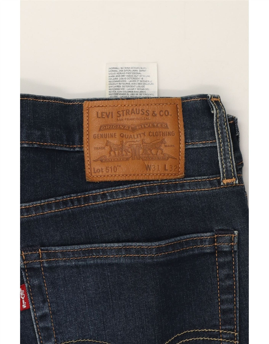 Ανδρικό Skinny Jeans Levi's W31 L32 Blue Cotton