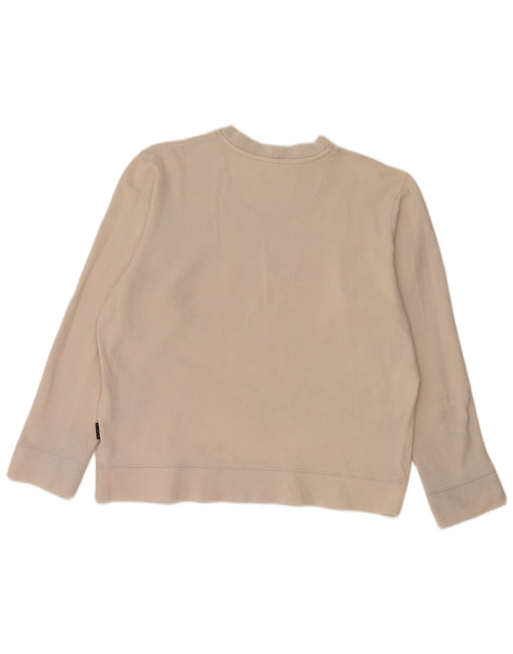 SERGIO TACCHINI Γυναικείο γραφικό φούτερ Jumper UK 18 XL Off White