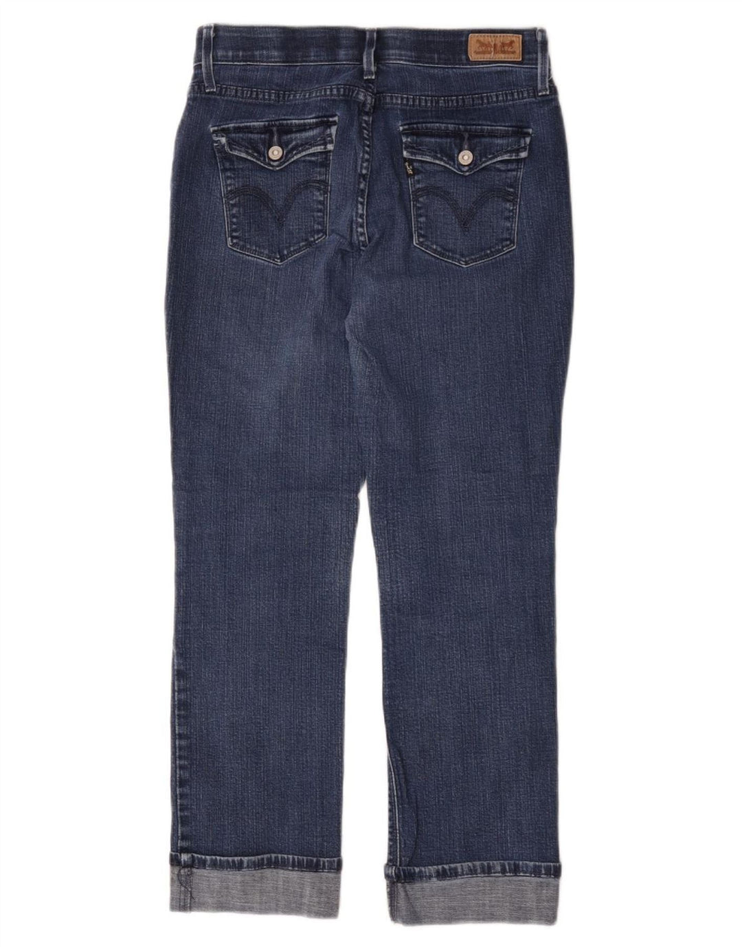 Γυναικείο ίσιο τζιν Levi's US 6 Medium W28 L25 Μπλε βαμβακερό