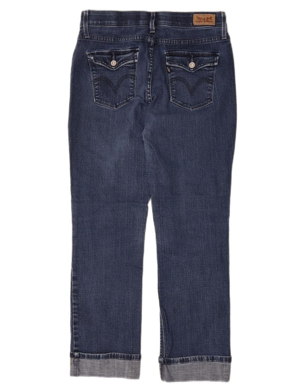 Γυναικείο ίσιο τζιν Levi's US 6 Medium W28 L25 Μπλε βαμβακερό