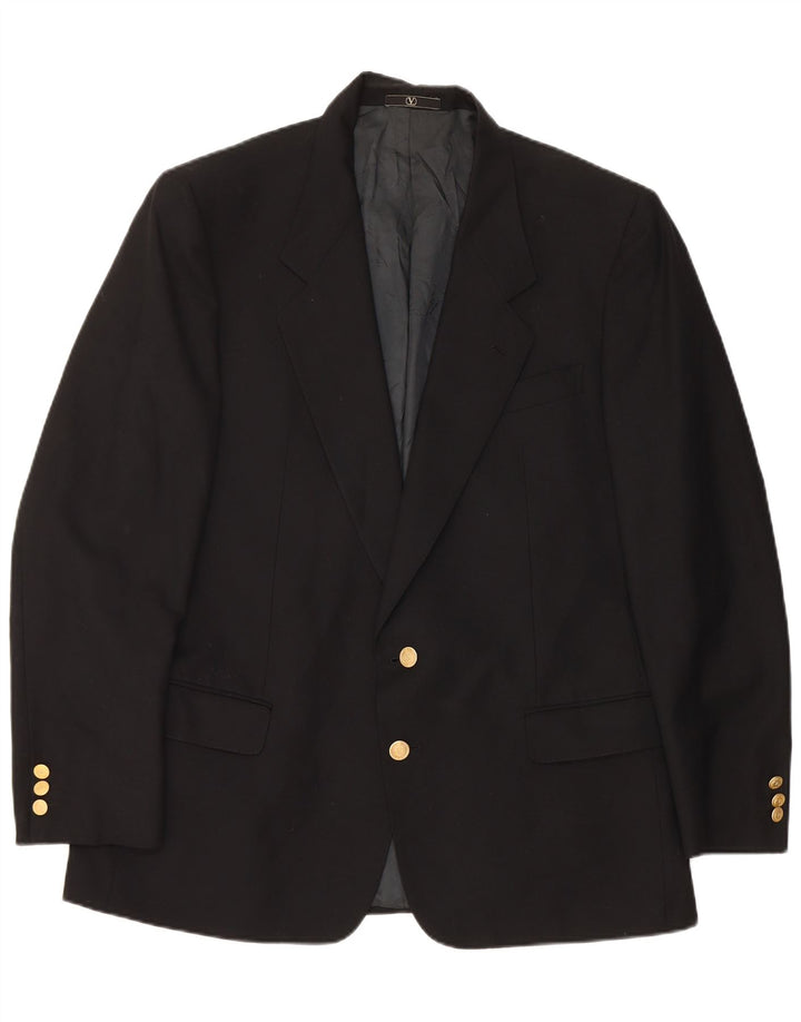 Valentino Ανδρικό σακάκι σακάκι με 2 κουμπιά UK 38 Medium Black