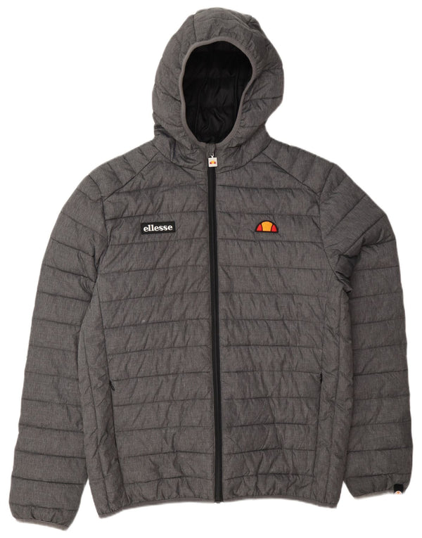 Ellesse Ανδρικό μπουφάν με κουκούλα UK 40 Large Grey Polyamide