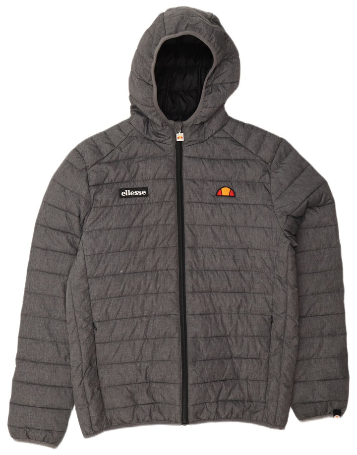 Ellesse Ανδρικό μπουφάν με κουκούλα UK 40 Large Grey Polyamide