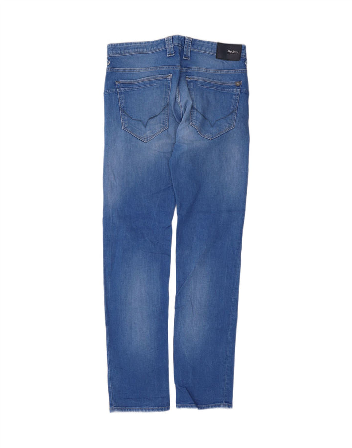 PEPE Jeans Ανδρικό Regular Fit Slim Jeans W32 L34 Μπλε βαμβακερό