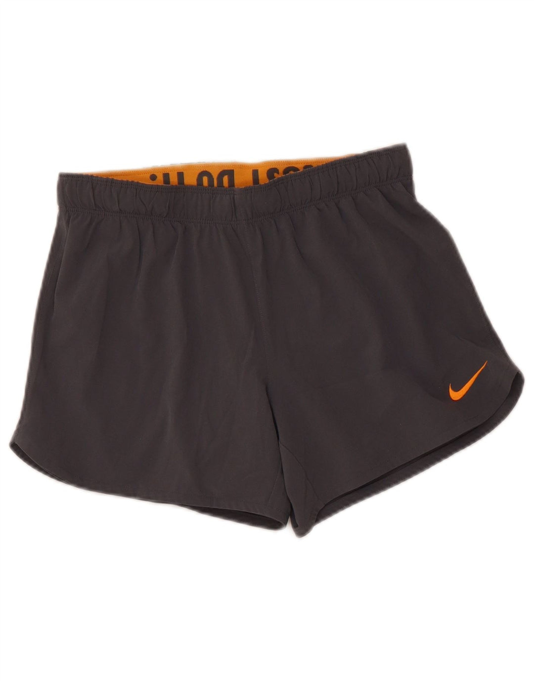 Γυναικείο αθλητικό σορτς NIKE Dri Fit UK 6 XS Γκρι πολυεστέρας