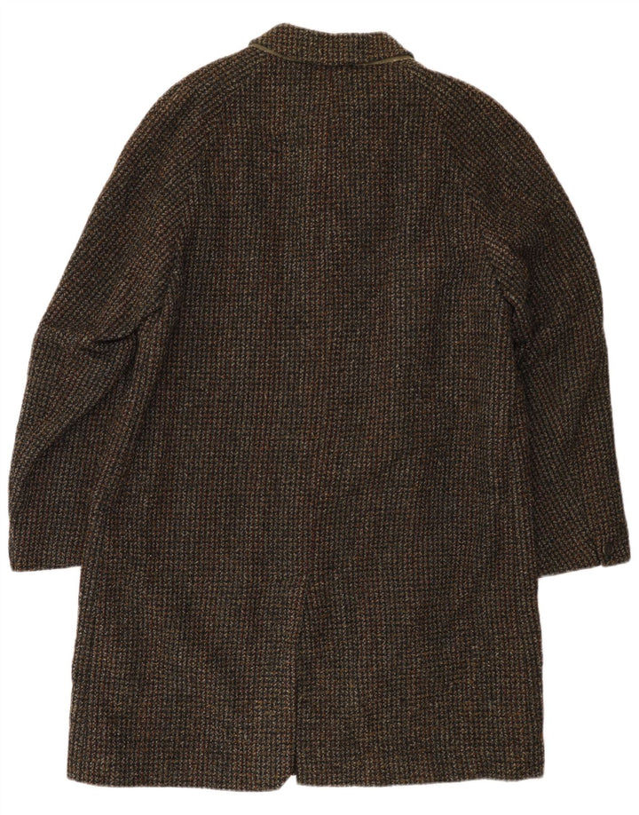 Ανδρικό παλτό Vintage UK 40 Large Brown Check