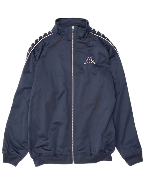 Ανδρική φόρμα γυμναστικής γραφική KAPPA Top Jacket 2XL Navy Blue Colourblock
