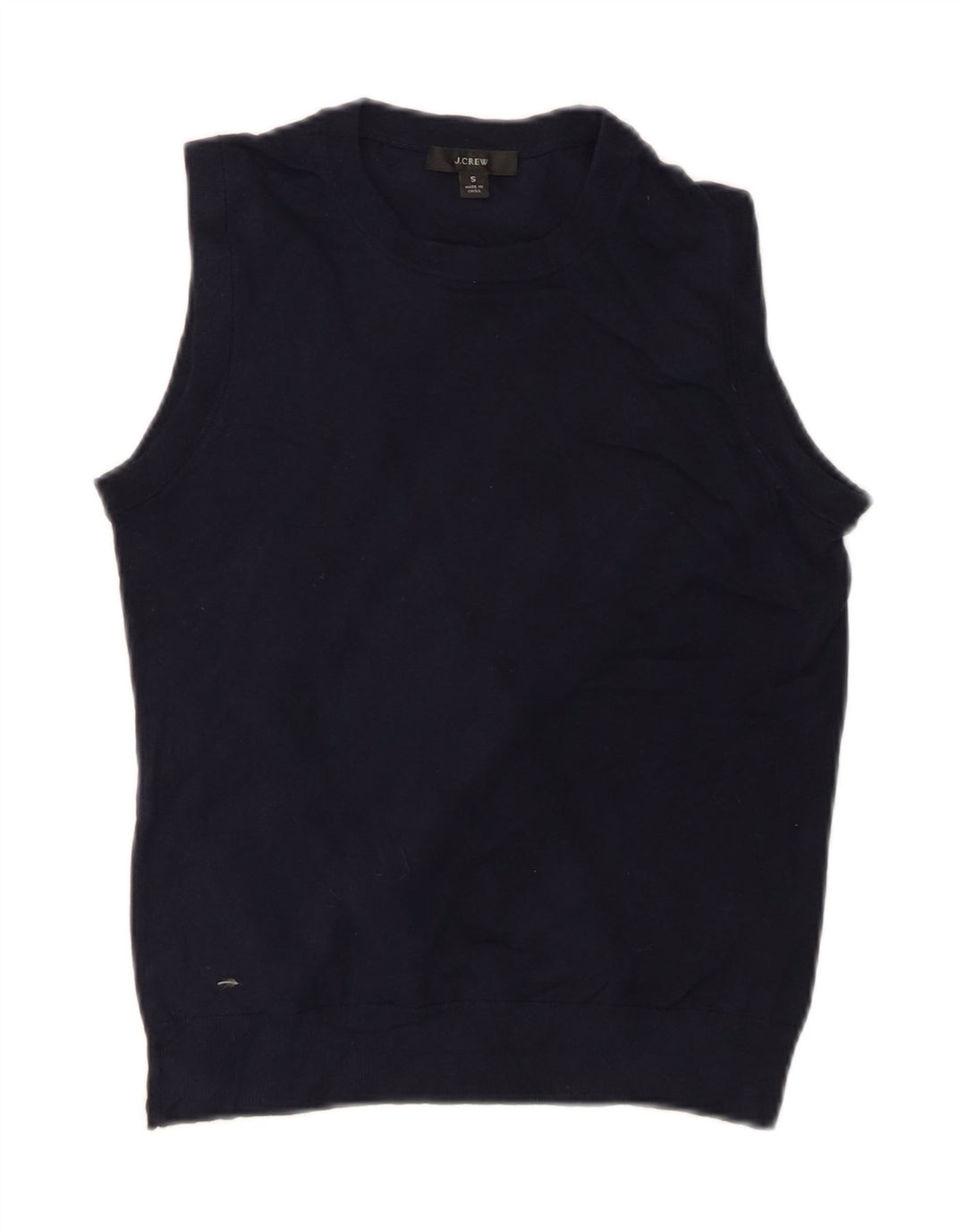 J. Crew Γυναικείο γιλέκο Tank Top UK 8 Small Navy Blue Cotton