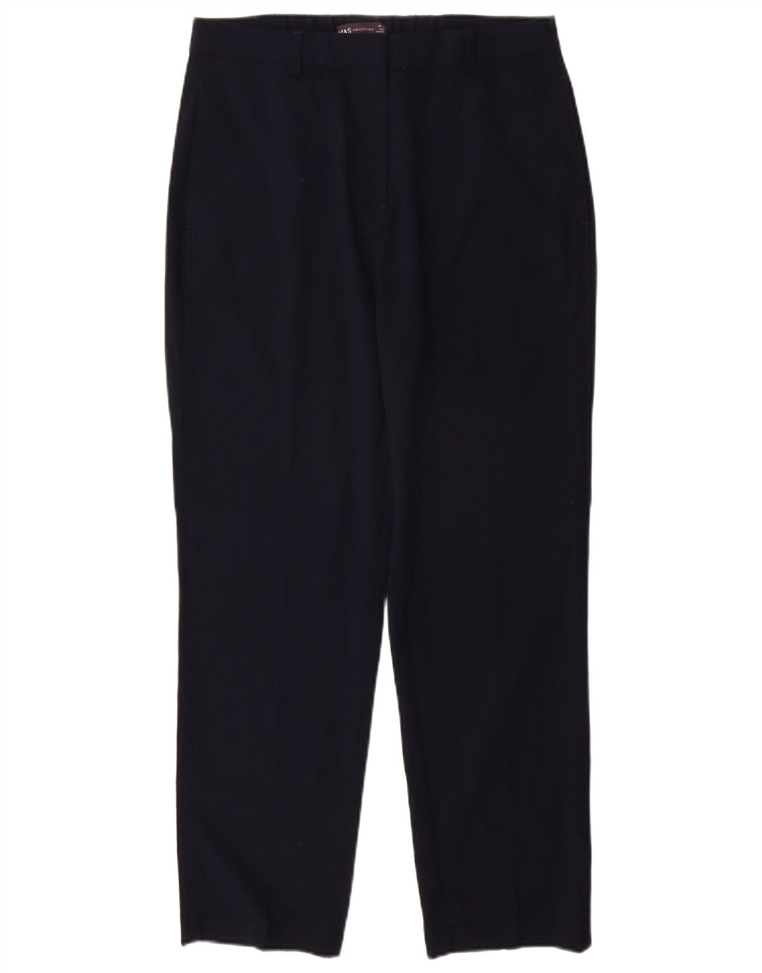 MARKS & SPENCER Γυναικείο παντελόνι Chino UK 12 Medium W30 L28 Navy Blue