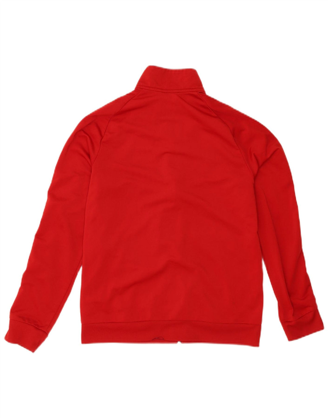 ADIDAS Boys Tracksuit Top Jacket 13-14 Years Red Polyester