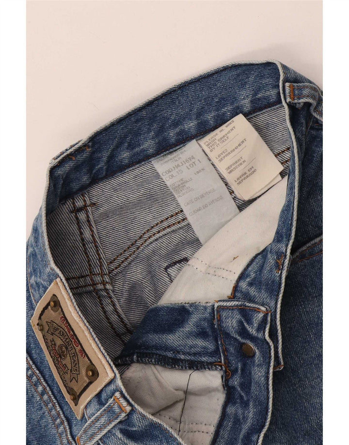Armani Γυναικείο Crop Straight Jeans W28 L26 Blue Cotton